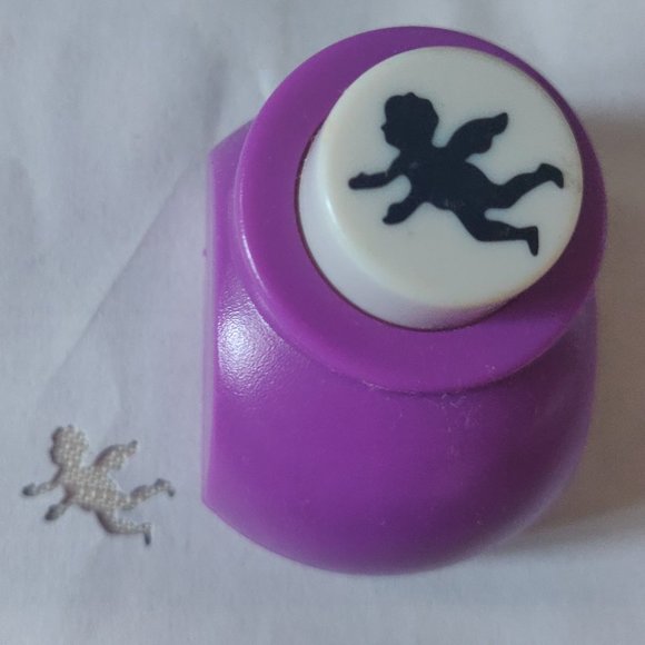 Small Paper Punch Scrapbook Card Cutter Stamp - Christmas/Angel  | Set of 4 - Picture 4 of 7